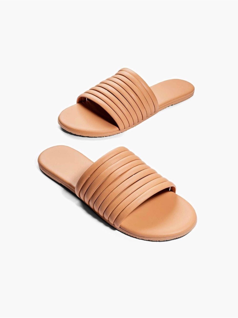 Tkees Caro Classic Women's Slide Sandals in Tan
